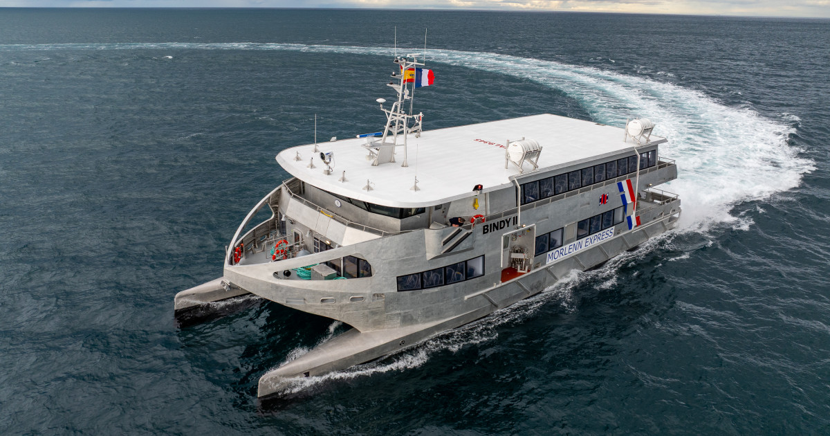 Bindy II: MAURIC Designs IMO Tier III Fast Ferry for Morlenn Express